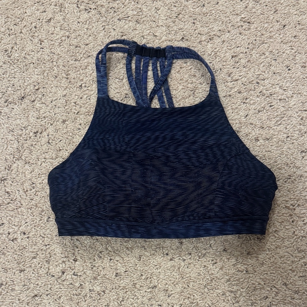 Lululemon Athletica Dark Blue Crop Top